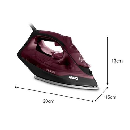 Imagem de Ferro a Vapor Ultragliss FMV Arno Vinho 220V