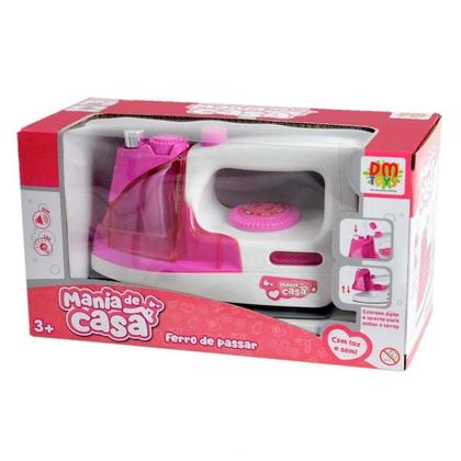 Imagem de Ferro Brinquedo de Passar Roupas Com Válvula De Água Dm Toys