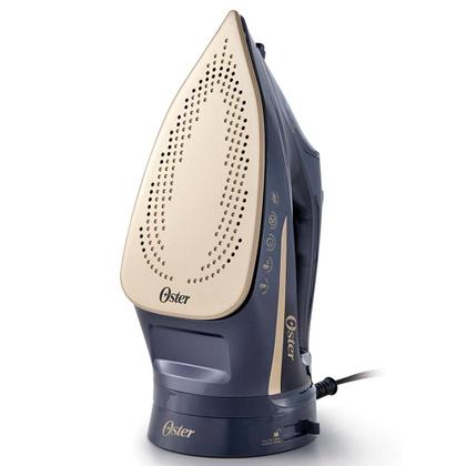 Imagem de Ferro de Passar a Vapor 2 em 1 Sem Fio Base Cerâmica Oster GCSTCC5000 127v 1650W Autonomia 70s Grafite