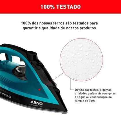 Imagem de Ferro De Passar A Vapor Arno Ultragliss Fmy Azul 220V
