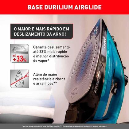 Imagem de Ferro De Passar A Vapor Arno Ultragliss Fmy Azul 220V