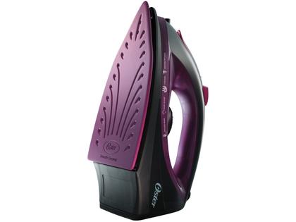 Imagem de Ferro de Passar a Vapor Cerâmica Oster Preto e Roxo