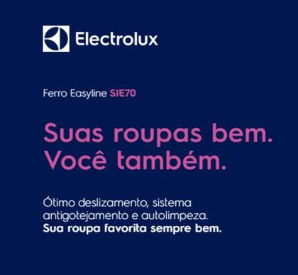 Imagem de Ferro de Passar a Vapor e a Seco Electrolux - Easyline SIE70 Verde