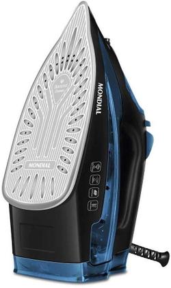 Imagem de Ferro de Passar a Vapor Mondial Ultra Turbo 2000w  Preto azul 127V