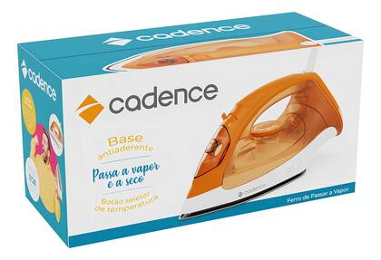 Imagem de Ferro De Passar Cadence 2 Em 1 Laranja