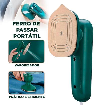 Imagem de Ferro de Passar Portátil Viagem Mini Vapor Bivolt