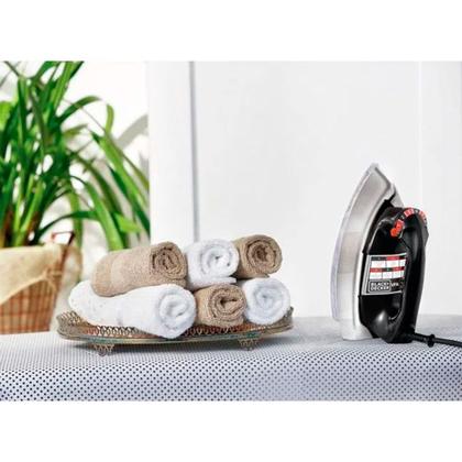 Imagem de Ferro de Passar Roupa a Seco Black + Decker 127V Preto/Cromado - VFA1110TM2