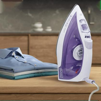 Imagem de Ferro de passar roupa a Seco e aVapor FX 1050 127V Antiaderente autolimpante sistema Poupa botões