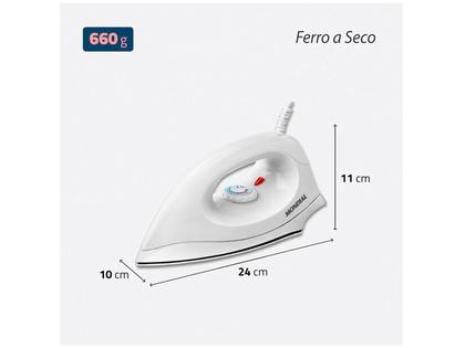 Imagem de Ferro de Passar Roupa a Seco Mondial FSN-55-W