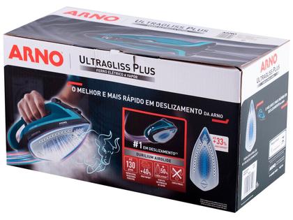 Imagem de Ferro de Passar Roupa a Vapor Arno Ultragliss Plus - FMY Azul e Preto