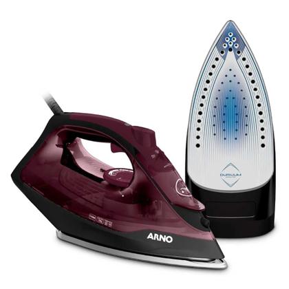 Imagem de Ferro de Passar Roupa a Vapor Arno Ultragliss Vinho e Preto - 110V