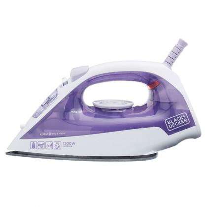 Imagem de Ferro de Passar Roupa a Vapor Black + Decker Antiaderente 1200W 127V Roxo