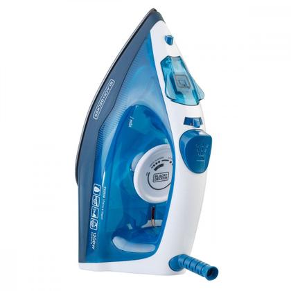 Imagem de Ferro de Passar Roupa a Vapor Black + Decker Antiaderente 1200W 220V Azul