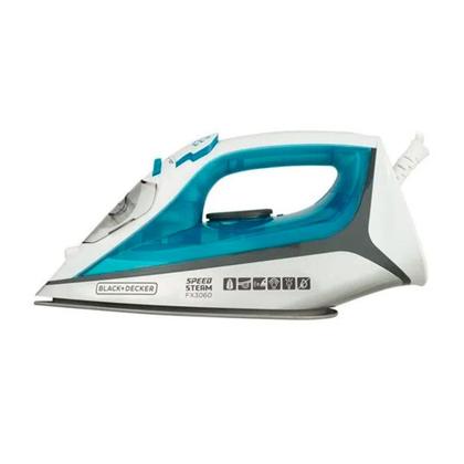 Imagem de Ferro de Passar Roupa a Vapor Black + Decker Antigotejamento 127V 1200w Azul - FX3060-BR