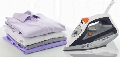 Imagem de Ferro de Passar Roupa A Vapor Black Decker Fx3100 Max Steam Cinza - Black & Decker