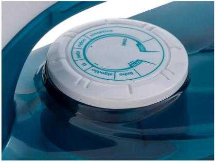 Imagem de Ferro de Passar Roupa a Vapor e a Seco Mondial F-32 Azul e Branco