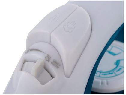 Imagem de Ferro de Passar Roupa a Vapor e a Seco Mondial F-32 Azul e Branco