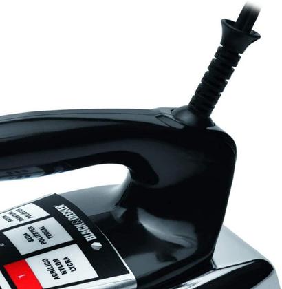 Imagem de Ferro de Passar Roupa Black Decker a Seco 1000w Antigo VFA1110TM2