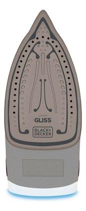Imagem de Ferro de Passar Roupa com Vaporizador Black Decker, Modelo FX2500, Base de Cerâmica Antiaderente