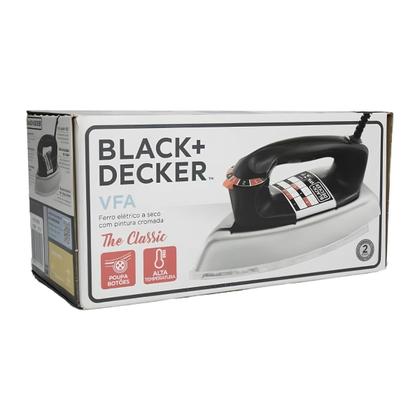 Imagem de Ferro de passar roupa elétrico á seco 1100w 127v metalico vfa1110tm2