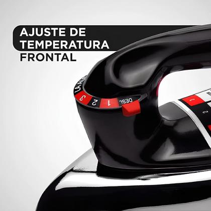 Imagem de Ferro de passar roupa elétrico á seco 1100w 127v metalico vfa1110tm2