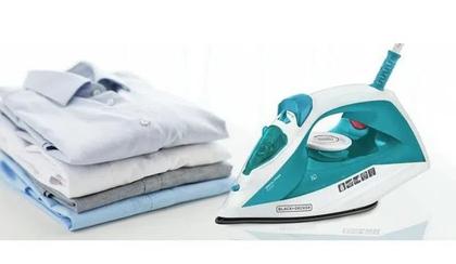 Imagem de Ferro de Passar Roupa Elétrico À Vapor E Seco Black &amp Decker 1200w Fx2100
