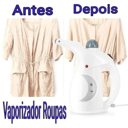 Imagem de Ferro de Passar Roupa no Cabide Vaporizador De Roupas Portátil 110V com Escova Ideal para Lojas Viagens 800W