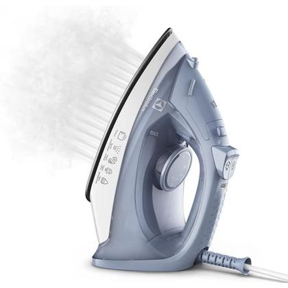 Imagem de Ferro de Passar Roupa Vapor e Seco Electrolux Efficient ESI10 com Vapor Vertical Azul 110V