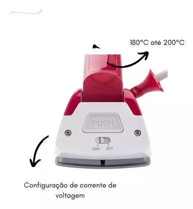 Imagem de Ferro De Passar Roupas Bivolt Portatil Para Viagem FXVG1 Black Decker