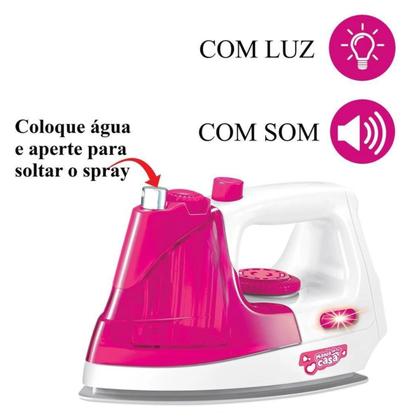 Imagem de Ferro De Passar Roupas Infantil + Barraca Princesa Cabana