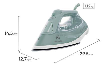 Imagem de Ferro de Passar Seco e vapor Electrolux antiaderente ESI51 127v