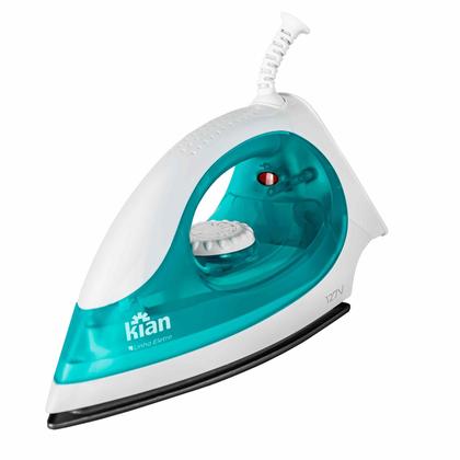Imagem de Ferro de Passar Seco Eletrico Roupa 127V Antiaderente Kian