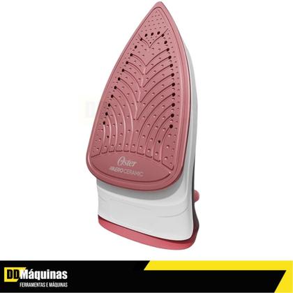 Imagem de Ferro De Passar Vapor Aeroceramic GCSTBS5053 220V Branco Rosa - Oster