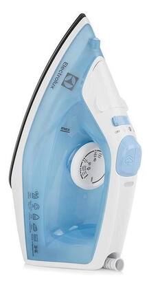 Imagem de Ferro de Passar Vapor e Seco Electrolux Base Antiaderente Vapor Vertical Extra 1200W Cabo 1.65m Azul SIE60