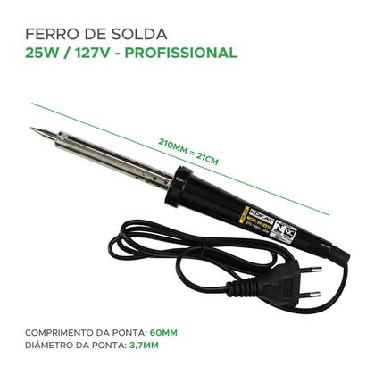 Imagem de Ferro De Solda 25w 127v Ideal Para Reparos - Kokay Sk-2510