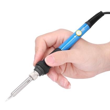 Imagem de Ferro de Solda 60w Ajustável Caneta Profissional 6 Pontas Regula a Temperatura