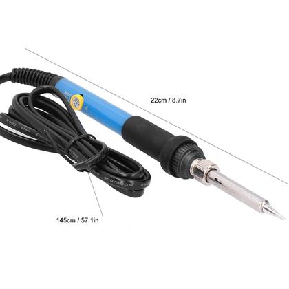 Imagem de Ferro de Solda 60w Ajustável Caneta Profissional 6 Pontas Regula a Temperatura