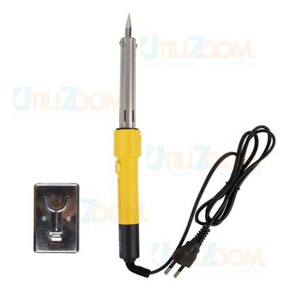 Imagem de Ferro de Solda Elétrico Cabo Plástico Isolado Profissional Alta Precisão para Eletrônica Estanho