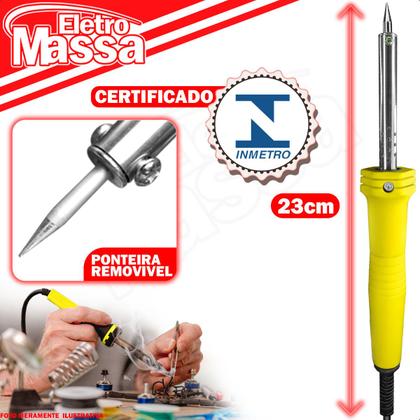 Imagem de Ferro de Solda Profissional 30w 127v Com Suporte Apoio 