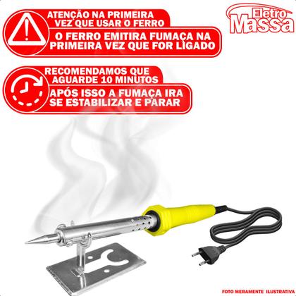 Imagem de Ferro de Solda Profissional 60W 127V Com Suporte Startools