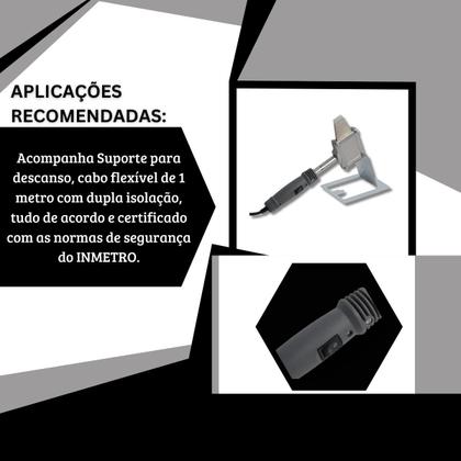 Imagem de Ferro De Soldar Machadinha Pro 220v ~ 320w C/ Suporte Fame