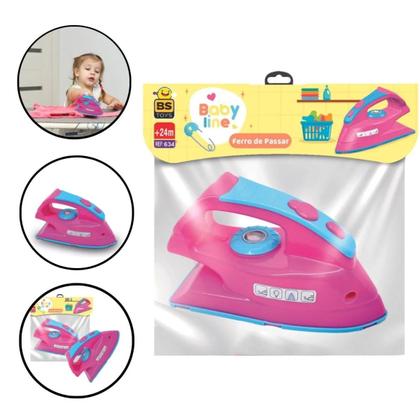 Imagem de Ferro Infantil Brinquedo  Brincar de Casinha Educativo