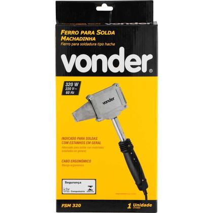 Imagem de Ferro p/ Solda 320W 220V Machadinha FSM 320 VONDER