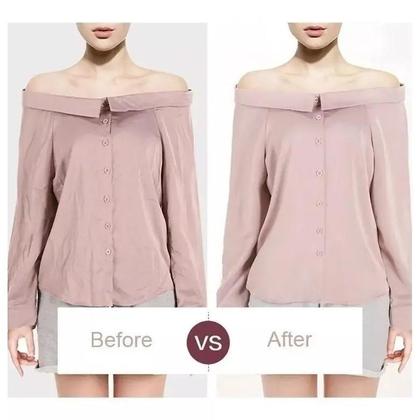 Imagem de Ferro Passar À Vapor Vertical Vaporizador Passador Higienizador de Roupas Portátil 110v Viagem Hotel Tira Amasso