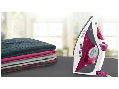 Imagem de Ferro Passar Roupa Vapor Black Decker Base Antiaderente Eletrico 110/127V Fx2200