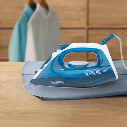 Imagem de Ferro Passar Vapor Black Decker FX2150 Roupas Antiaderente Autolimpante Doméstico Praticidade Eficiência 220V