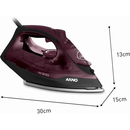 Imagem de Ferro Vapor Arno Ultragliss Base Durilium Airglide 1520W 25g/min 110g/min Antiderrapante