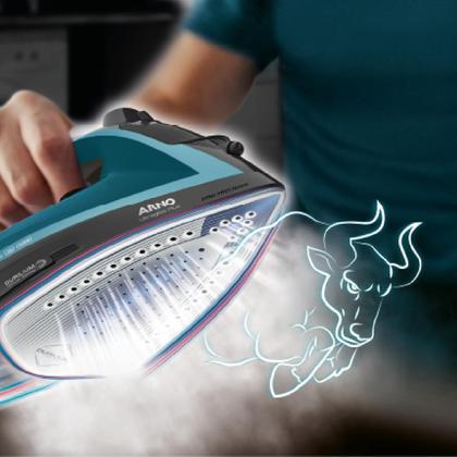 Imagem de Ferro Vapor Arno Ultragliss Plus 127v Base Durilium Airglide FMY