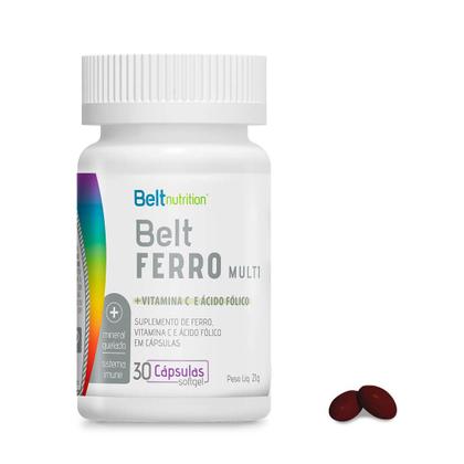 Imagem de Ferro+ Vit C+ Ácido Fólico- Belt Nutrition- 30 Cápsulas