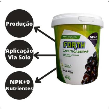 Imagem de Fertilizante Adubo Forth Jabuticabeiras 400g Jabuticaba